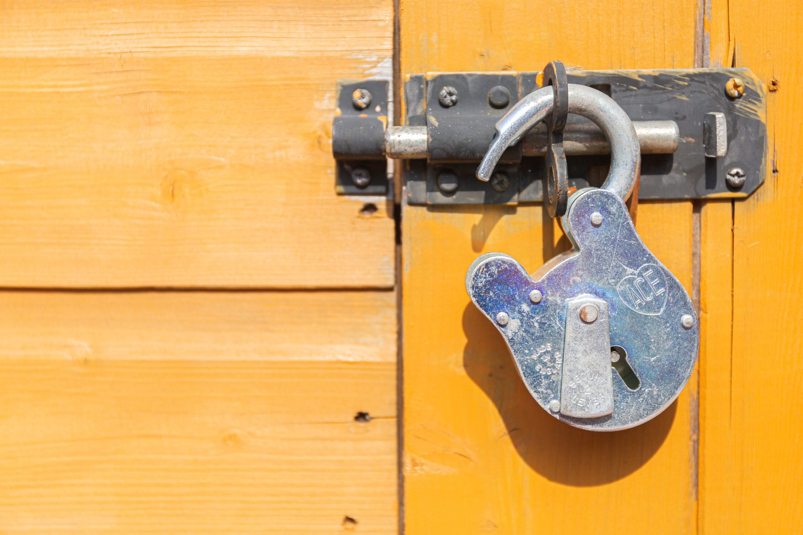 broken lock on the door feat