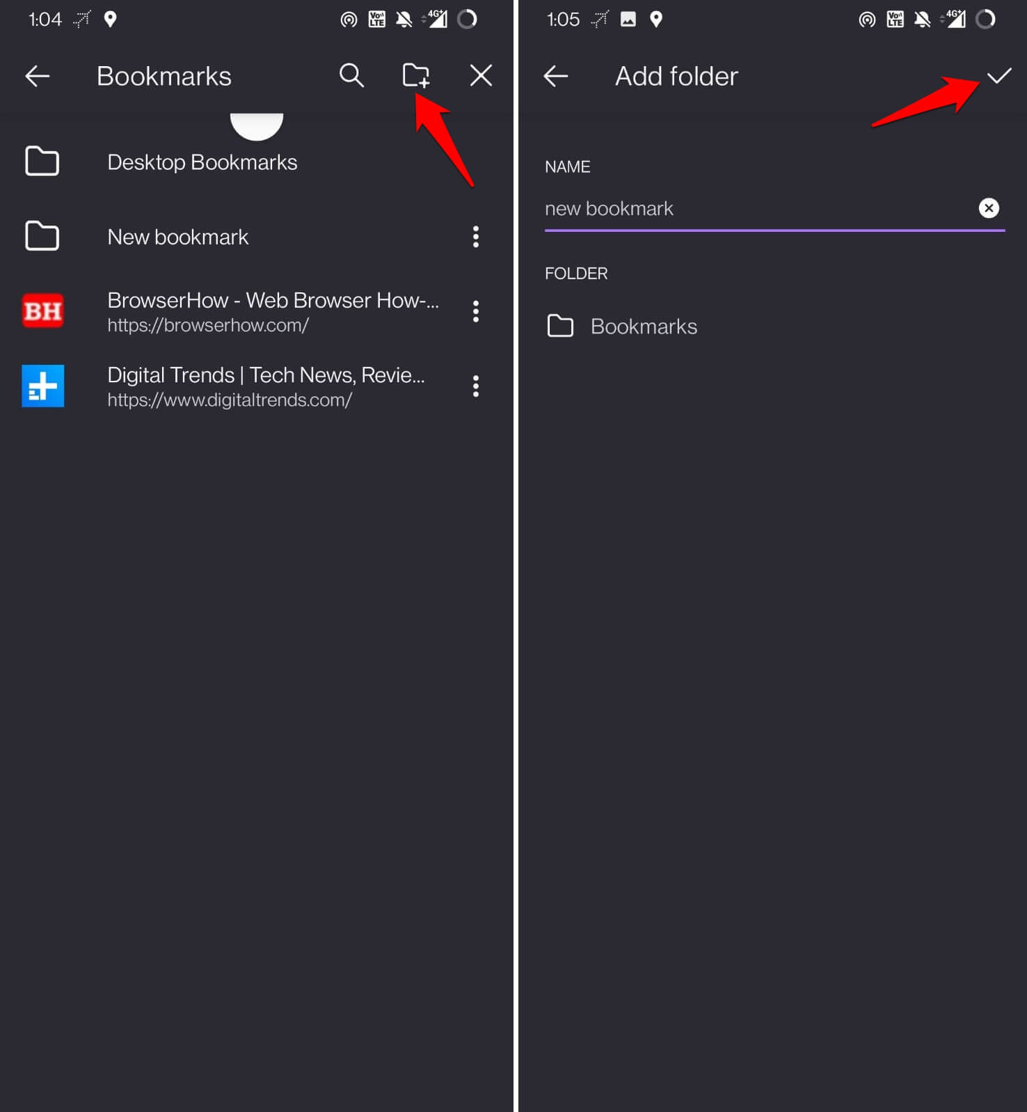 create a new folder