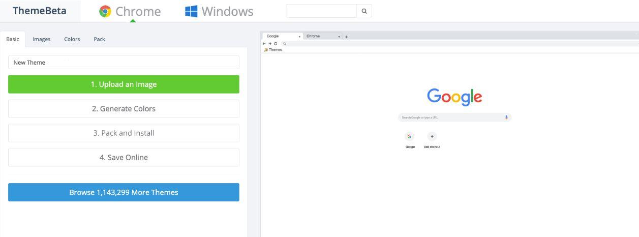 Create Custom Theme for Google Chrome