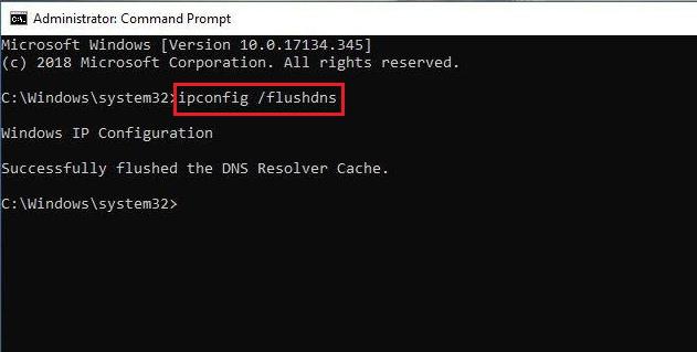flushdns ipconfig windows