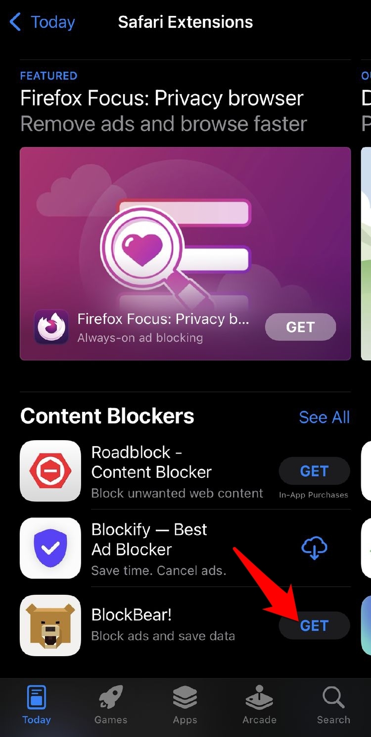 Get Extensions for Safari iPhone or iPad