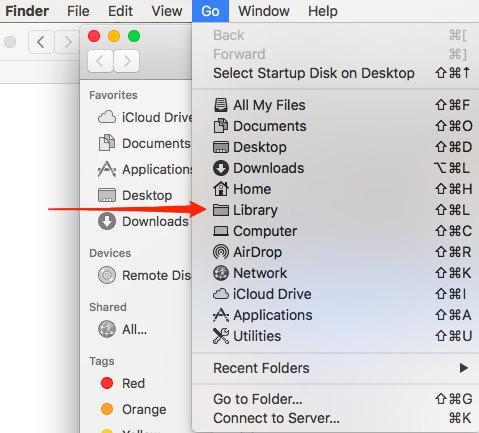 Go to Library File Finder