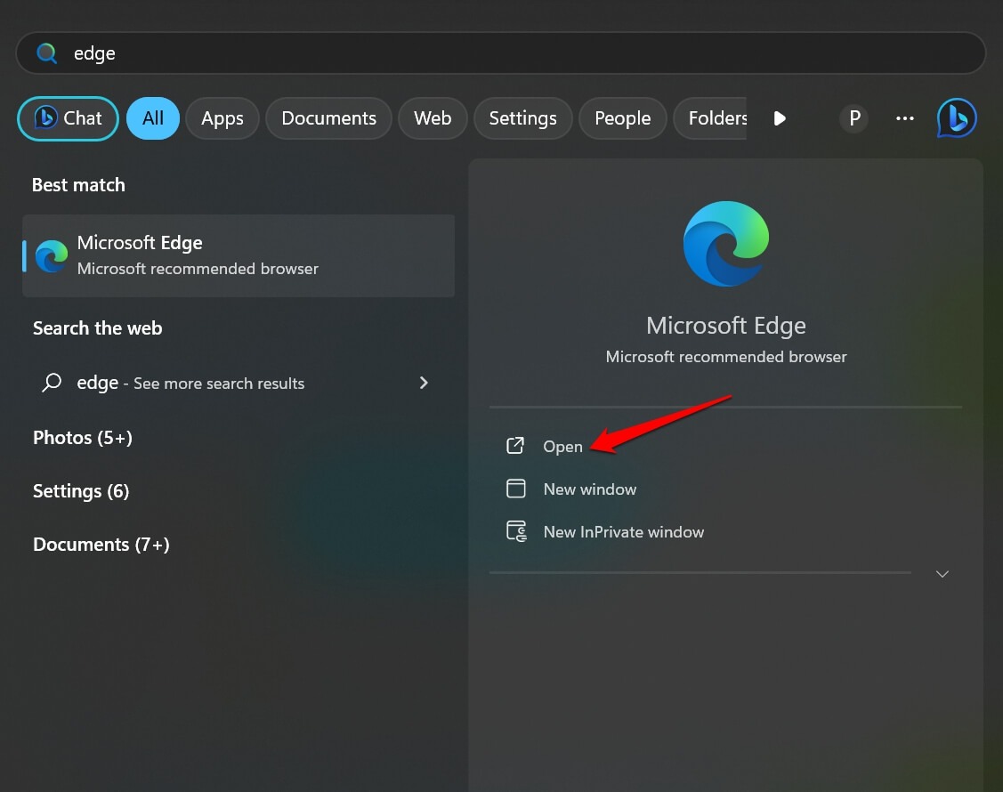 launch edge browser