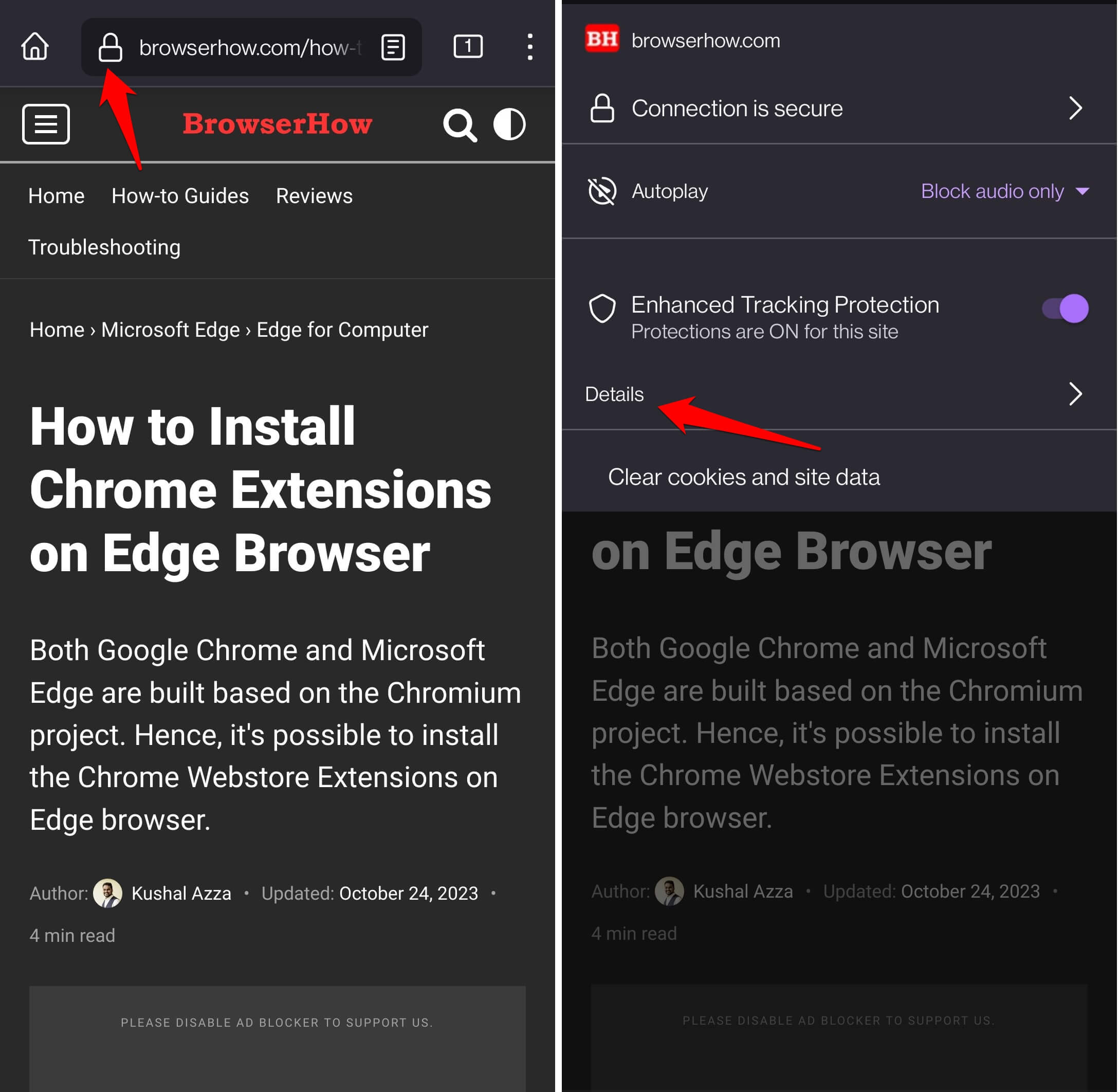 tracking protection details