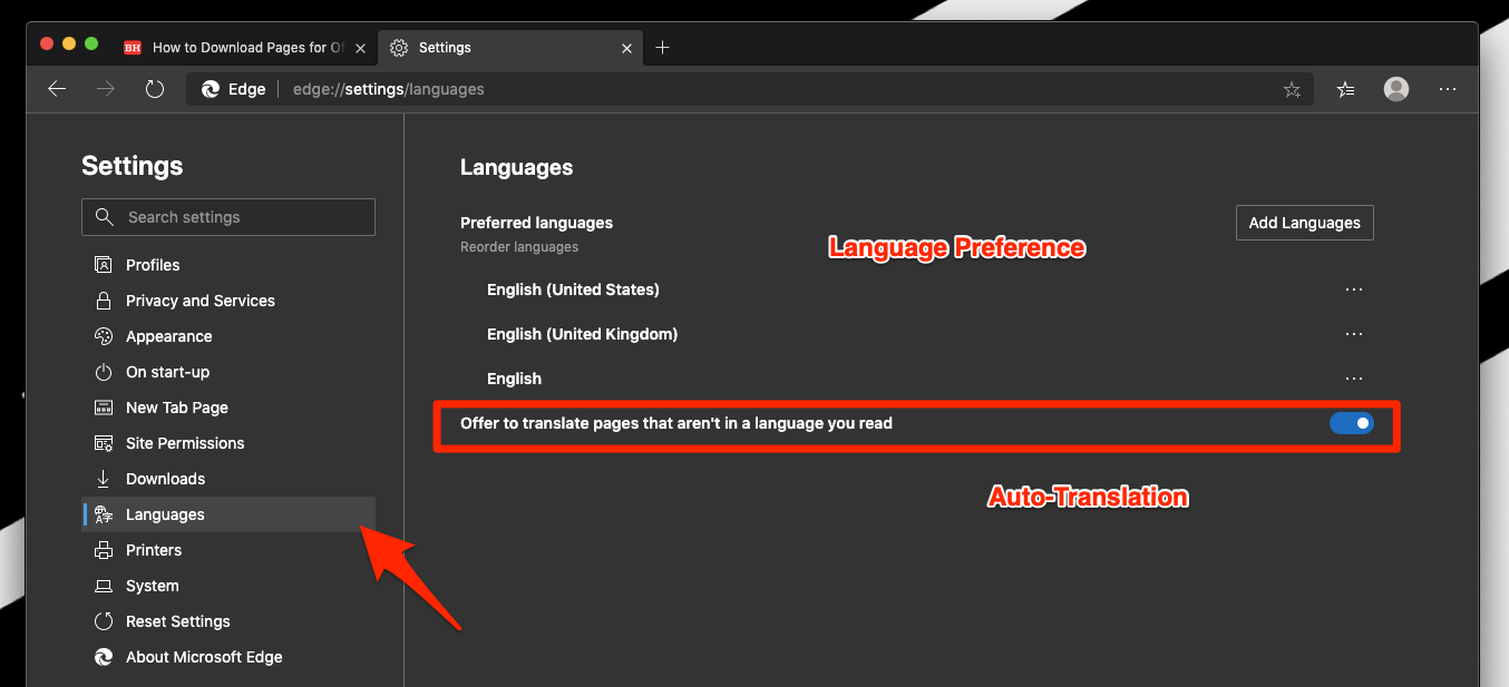 Auto-Translate Web Page In Edge Computer