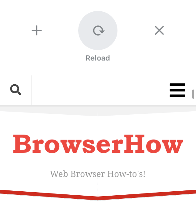 Chrome iOS Pull Down for Hard Reload