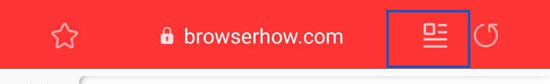 Enable Reader Mode icon in Samsung Internet