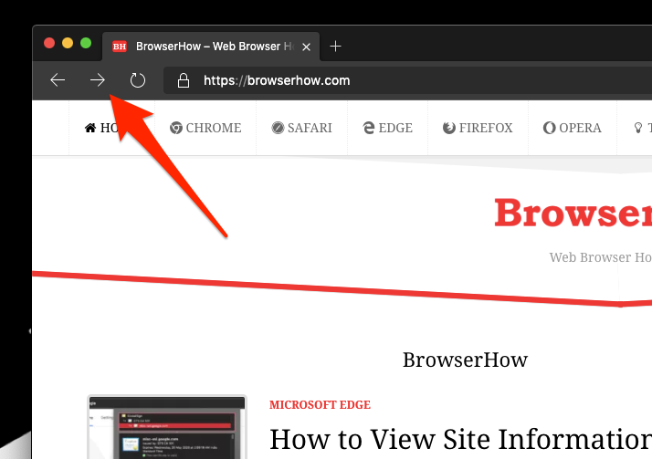 Forward Navigation in Edge Computer