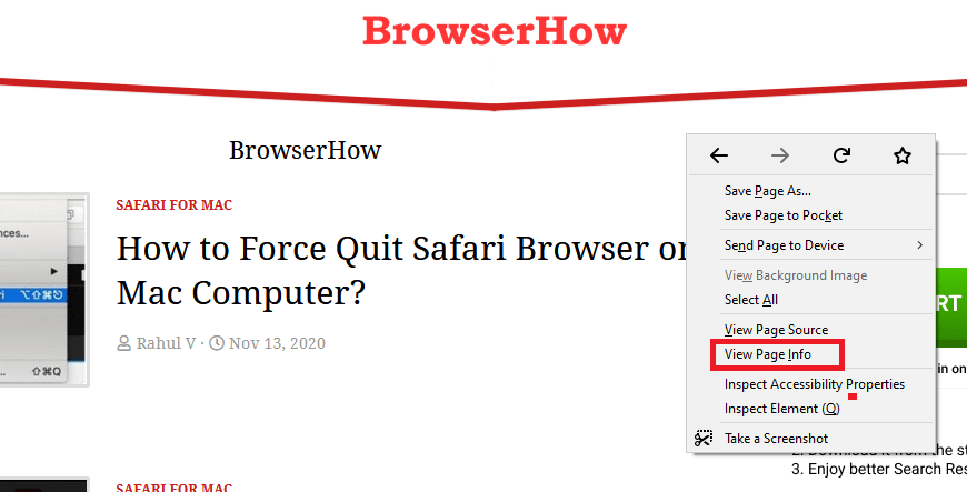 how to block cookies for a single website in Firefox computer?