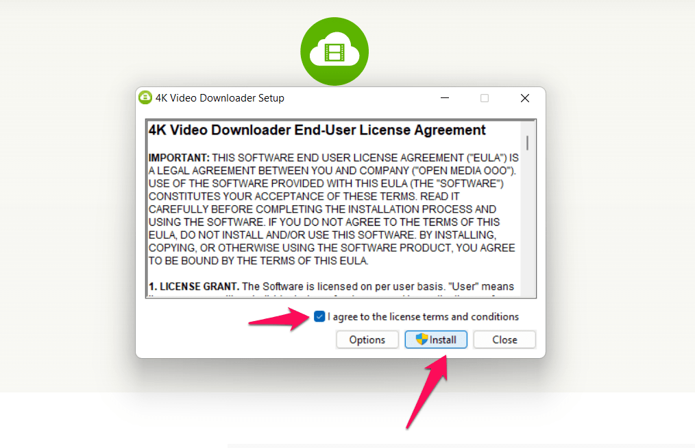 Install 4K Video Downloader on Windows OS