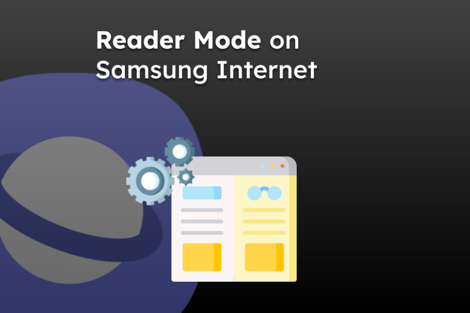 Reader Mode on Samsung Internet