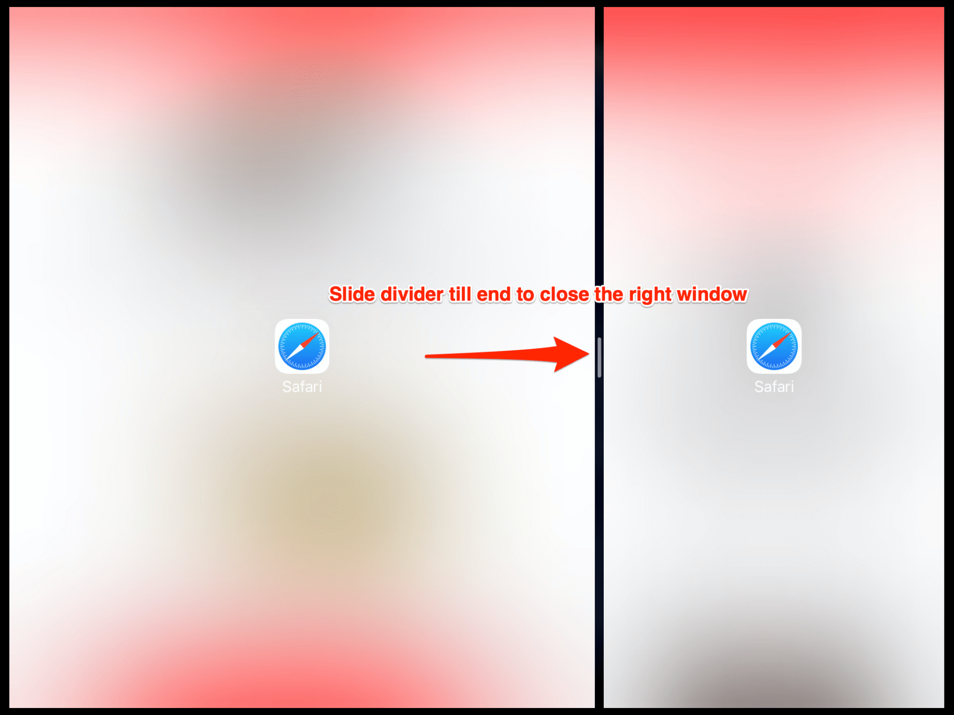 Sliding Vertical Divider to Close Split View