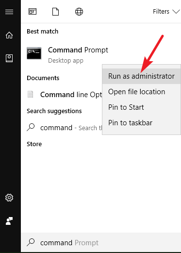 Windows Command Prompt Run as administrator